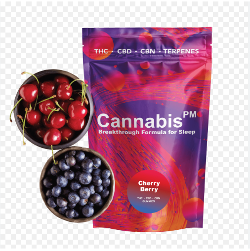 Photograph of product: Cherry Berry | Choice | Oui'd PM Gummies | 50mg