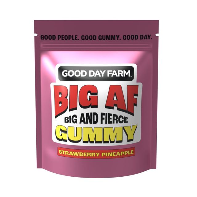 Photograph of product: GDF: Big AF Gummy | Strawberry Pineapple | 100mg | 1pk
