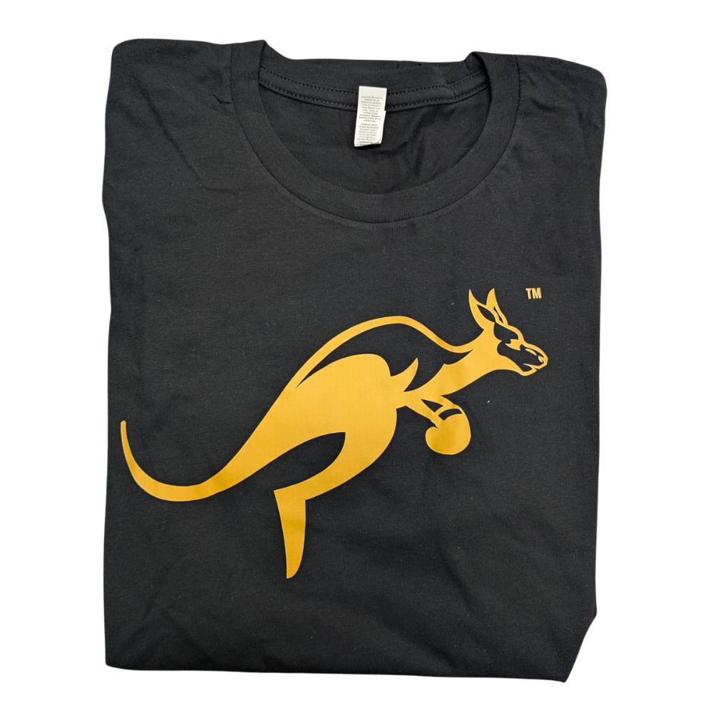 Photograph of product: JOEI | T-Shirt | Kangaroo | Black I XL