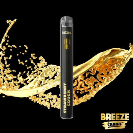 Photograph of product: Breeze Canna Strawberry Cough Live Resin Disposable