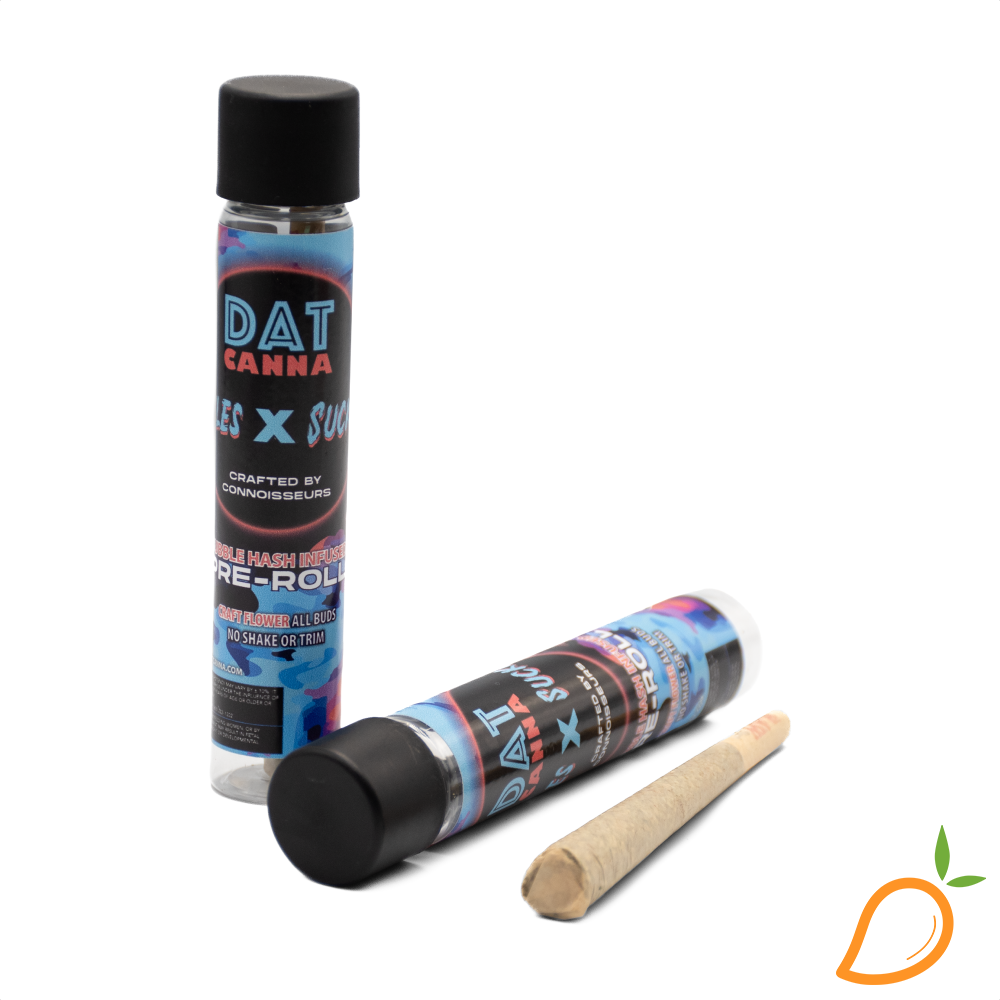 Photograph of product: 1.2g Suckles Infused Preroll Dat Canna