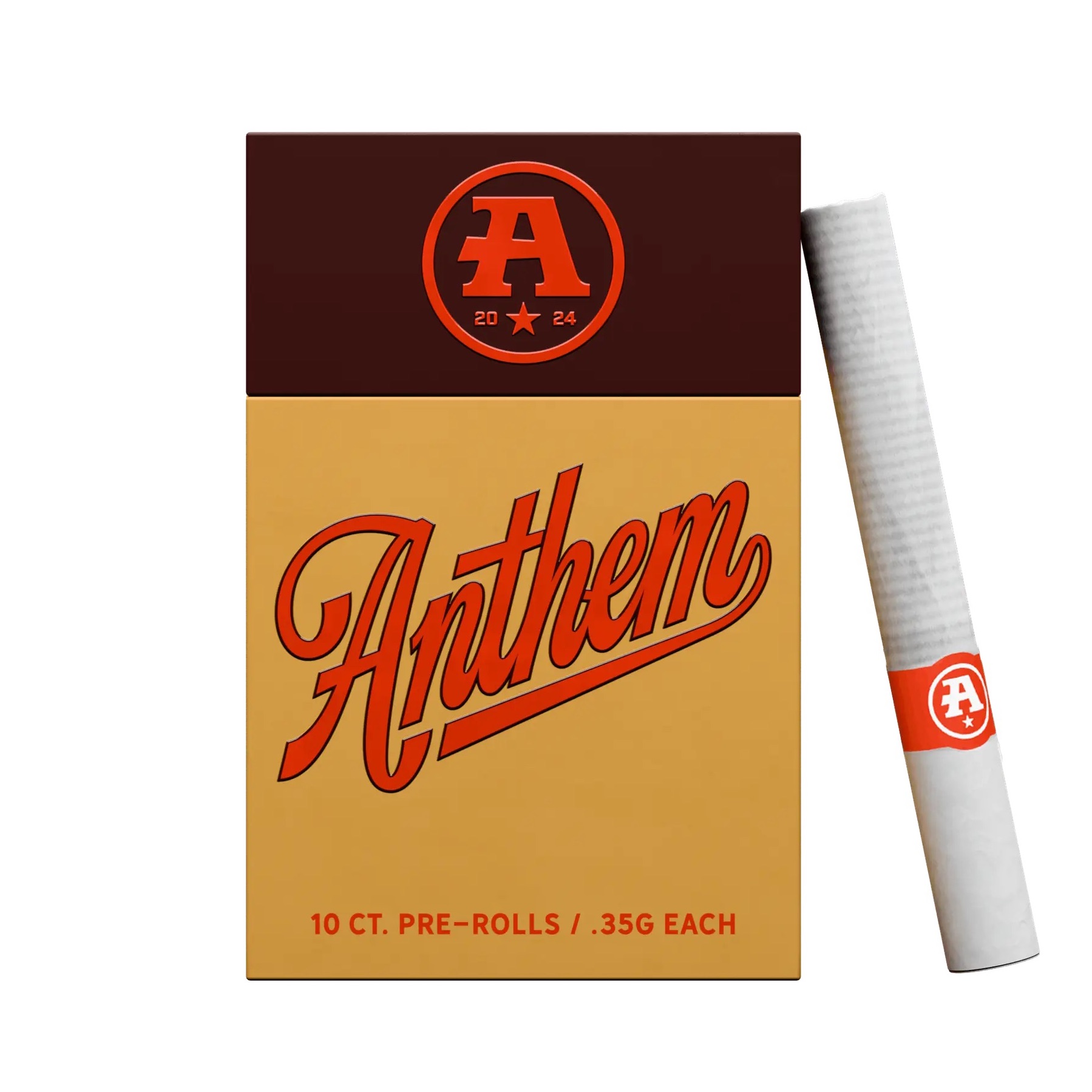 Photograph of product: Anthem | Pre-Roll Pack | Hybrid Blend | 10pk/3.5g
