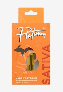 Photograph of product: Platinum: Rising Tide 1G Cartridge