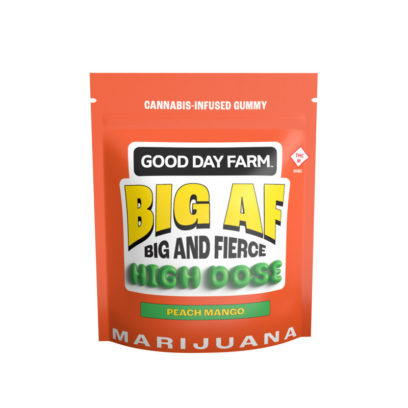 Photograph of Product: Peach Mango | Big AF Gummy 500mg (1ct)