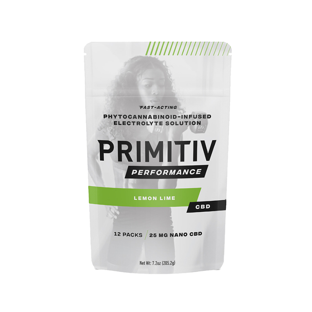 Photograph of product: Primitiv Performance - 300mg CBD Electrolyte Solution - Lemon Lime