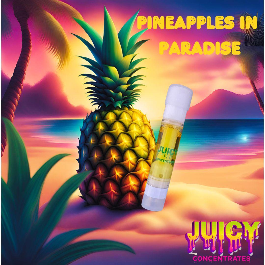 Photograph of product: Juicy Concentrates - 1000mg Cartridge - - Pineapples in Paradise