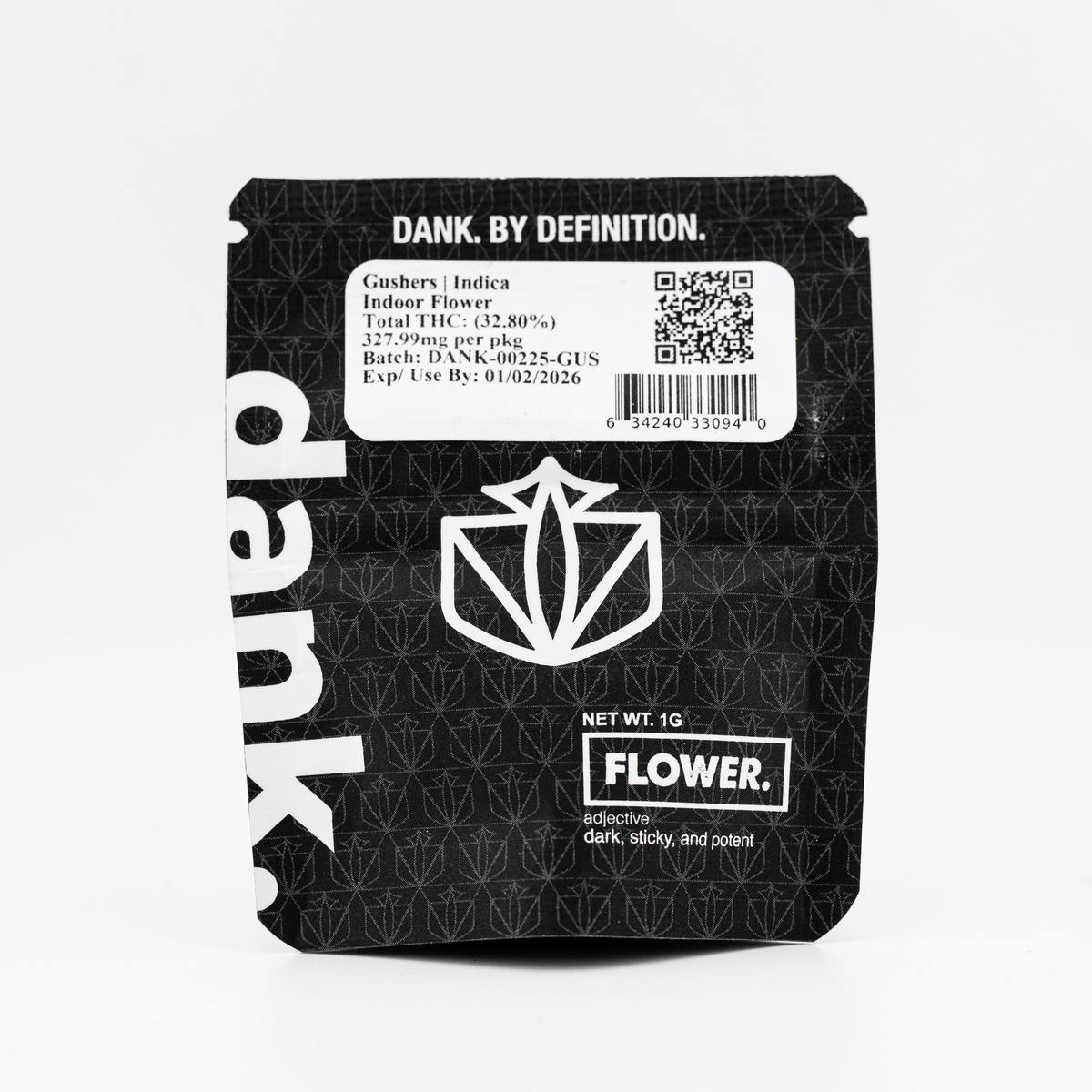 Photograph of product: Dank | Gushers | Oui'd | Flower | 1g