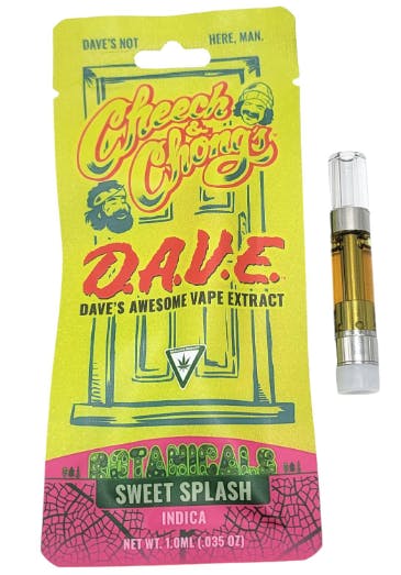 Photograph of product: D.A.V.E. | SWEET SPLASH | CARTRIDGE | 1G