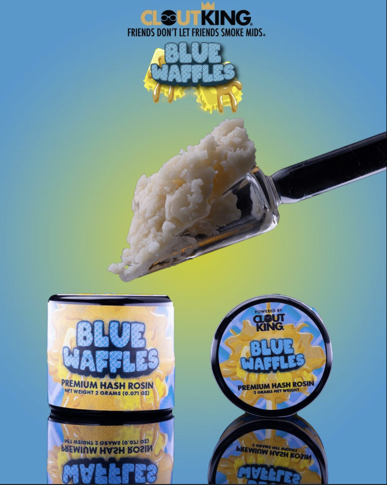 Photograph of product: Clout King | Live au chocolat Rosin - Blue Waffles - 2g