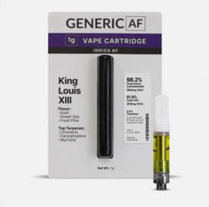 Photograph of Product: Generic AF | Vape | King louis XIII | 1g 510 cart
