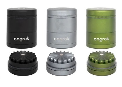 Photograph of product: 5-Piece Flower Petal Toothless Grinder 2.2in | Gun Metal Grey
