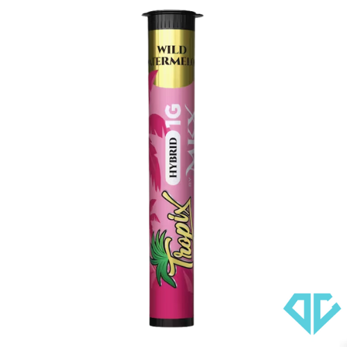 Photograph of product: MKX Tropix Wild Watermelon Liquid Diamond Infused Pre-Roll 1g