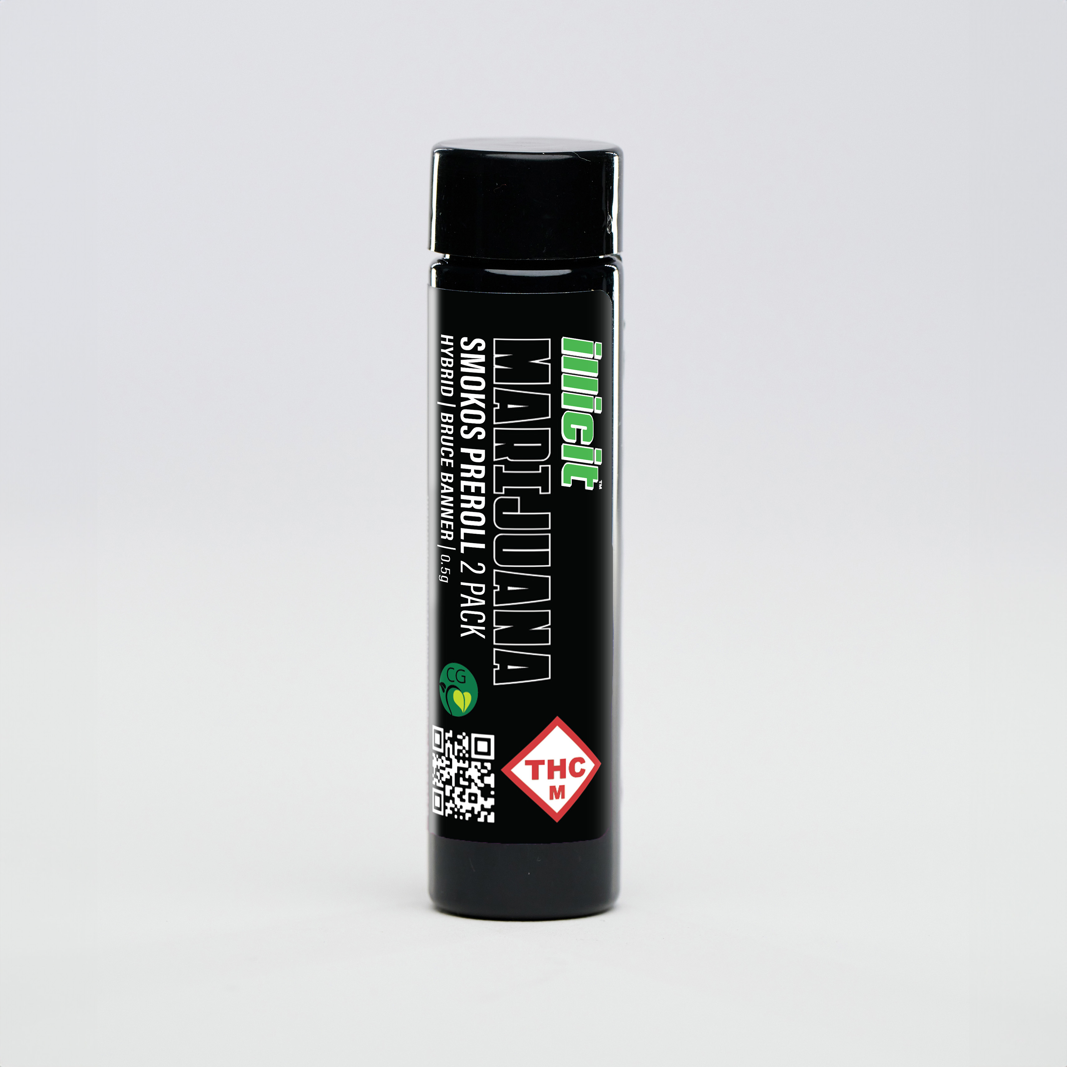 Photograph of product: Illicit - Bruce Banner Smokos 2pk Pre-Roll - 1g