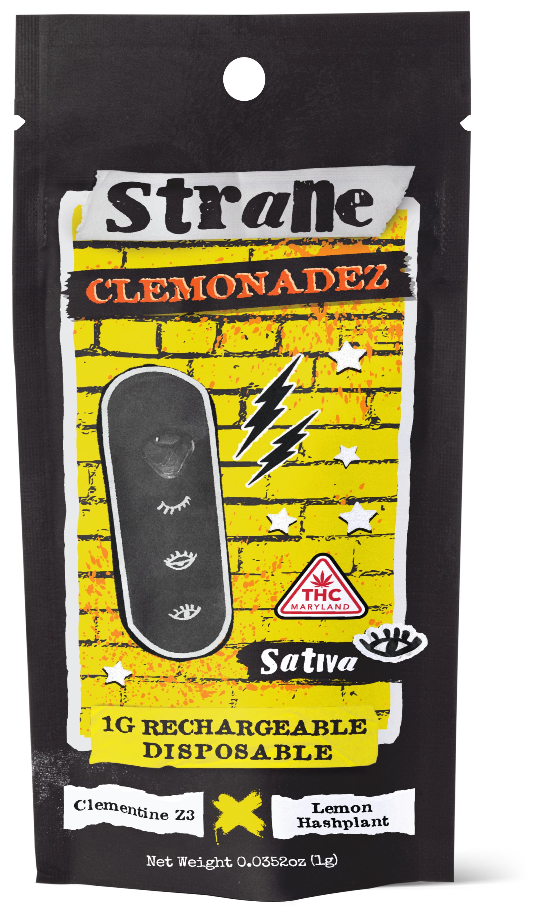 Photograph of product: Clemonadez All-In-One Live Terpene Disposable | 1g