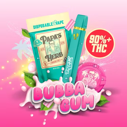 Photograph of product: BUBBA GUM | DISPOSABLE | 1G