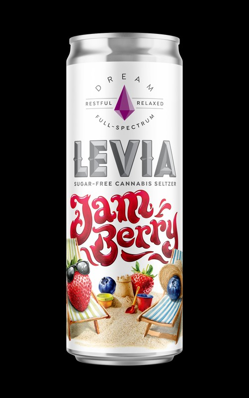 Photograph of product: Jam Berry Dream - 5mg infused seltzer