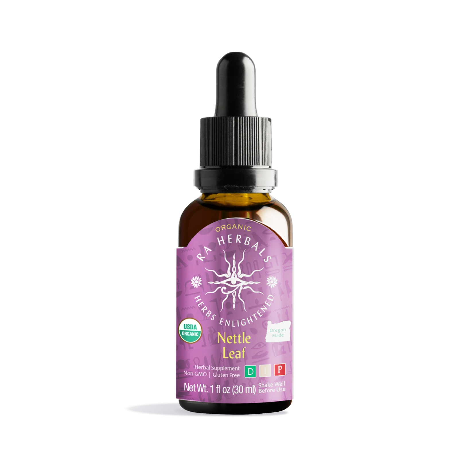 Photograph of product: Ra Herbals Certified Organic Nettle Leaf Tincture