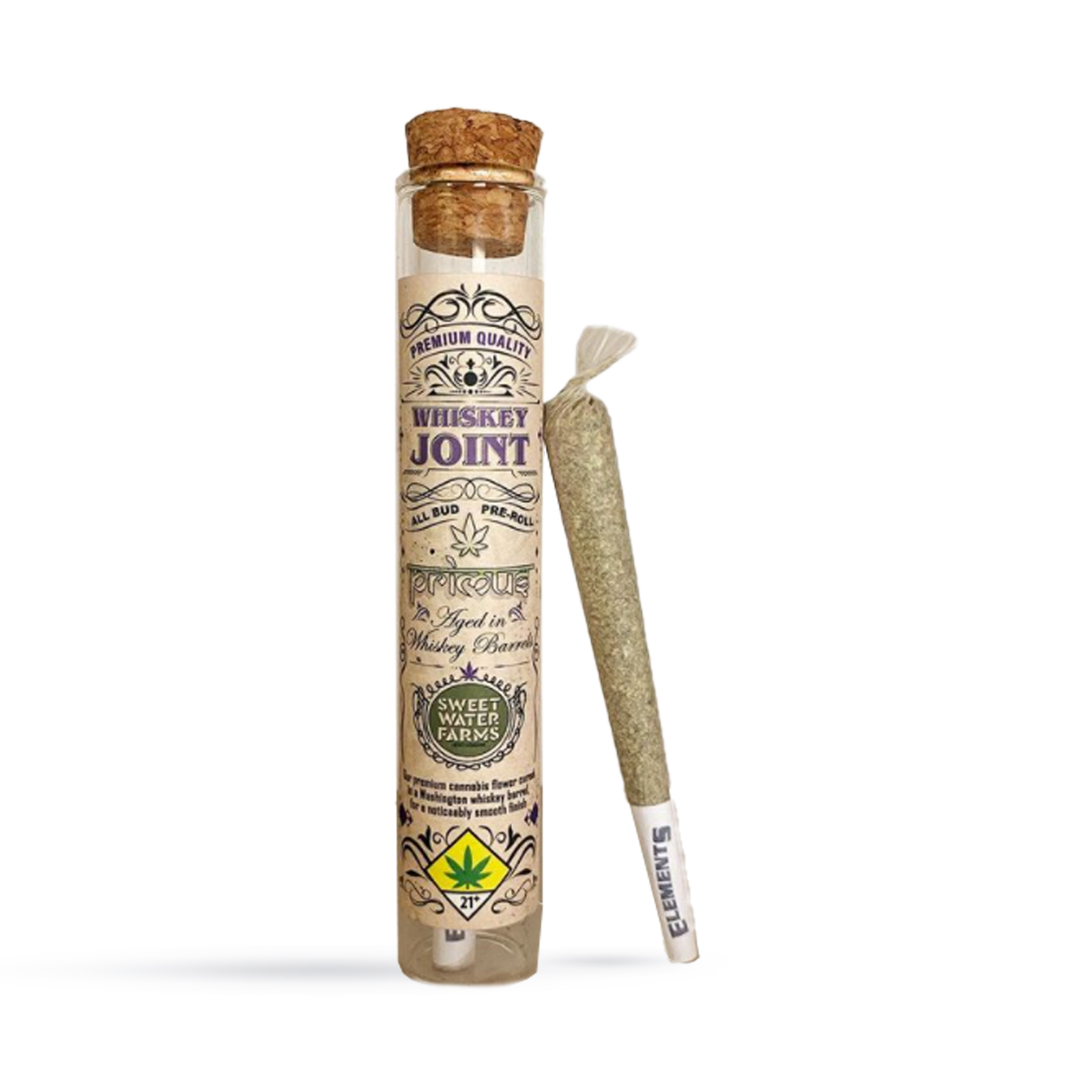 Photograph of product: Primus Whiskey Barrel Cured 2-Pack Pre-Rolls | 1g