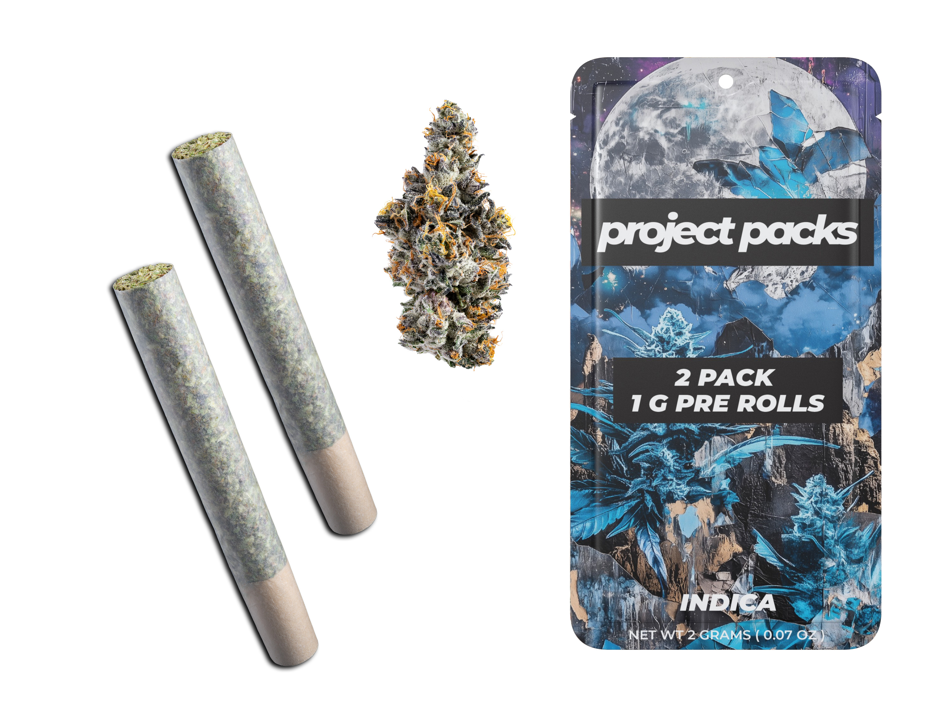 Photograph of product: Project Packs Pre-Roll (2pk) - Motorbreath