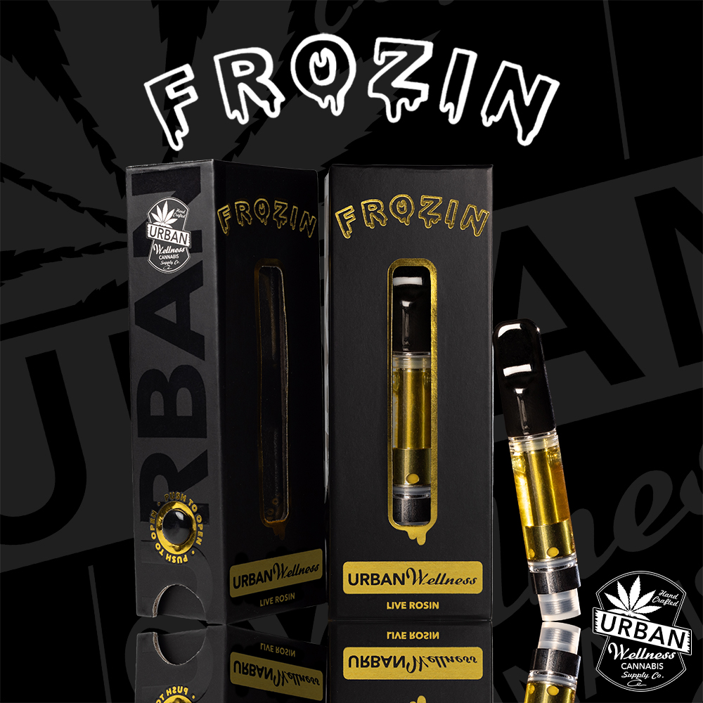 Photograph of product: Frozin - Truffle Cake Live Rosin Cartridge