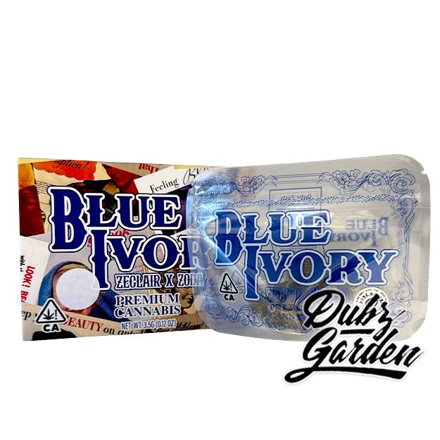 Photograph of product: Dubz Garden - Blue Ivory - 3.5g - 