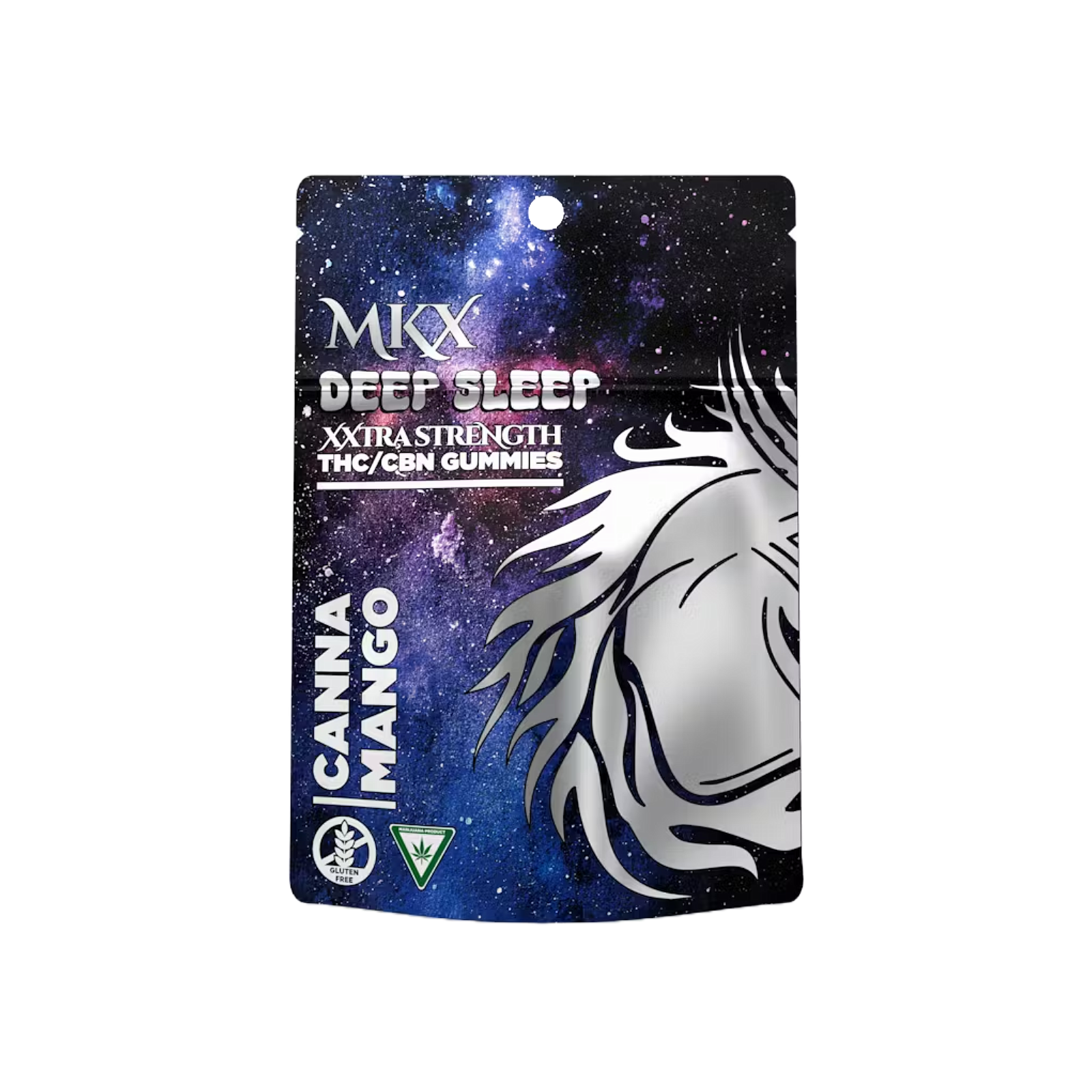 Photograph of product: MKX | CANNA MANGO DEEP SLEEP | Oui'd | GUMMIES | 200MG | REC