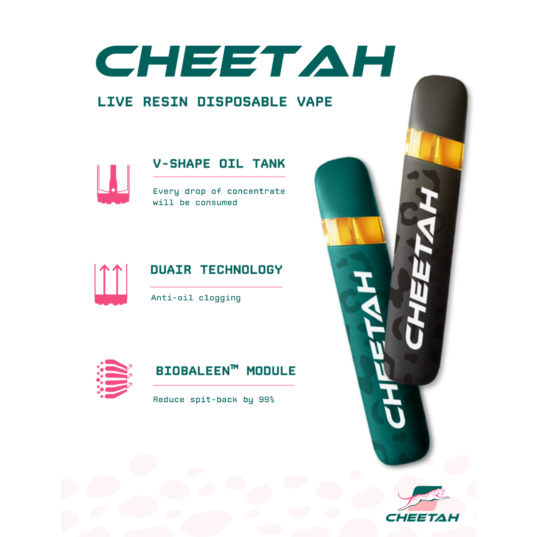 Photograph of product: Blue Beach Haze Disposable Live Resin Vape Pen 1g