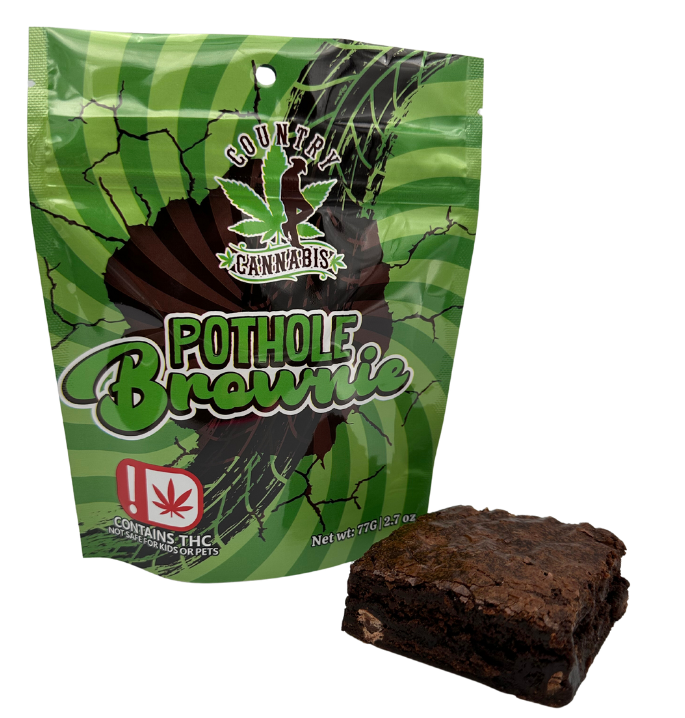 Photograph of product: EDIBLE CC POT HOLE BROWNIE 72G