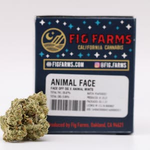 Photograph of product: Fig Farms Animal Face, 3.5g