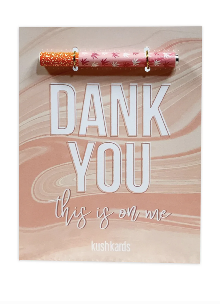 Photograph of product: KushKards | Dank U | One Hitter Kard