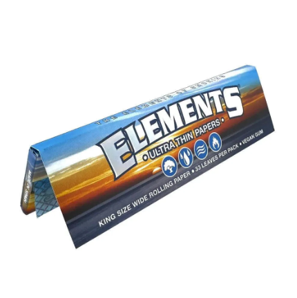Photograph of product: Elements Rice Rolling Paper - King Size Slim