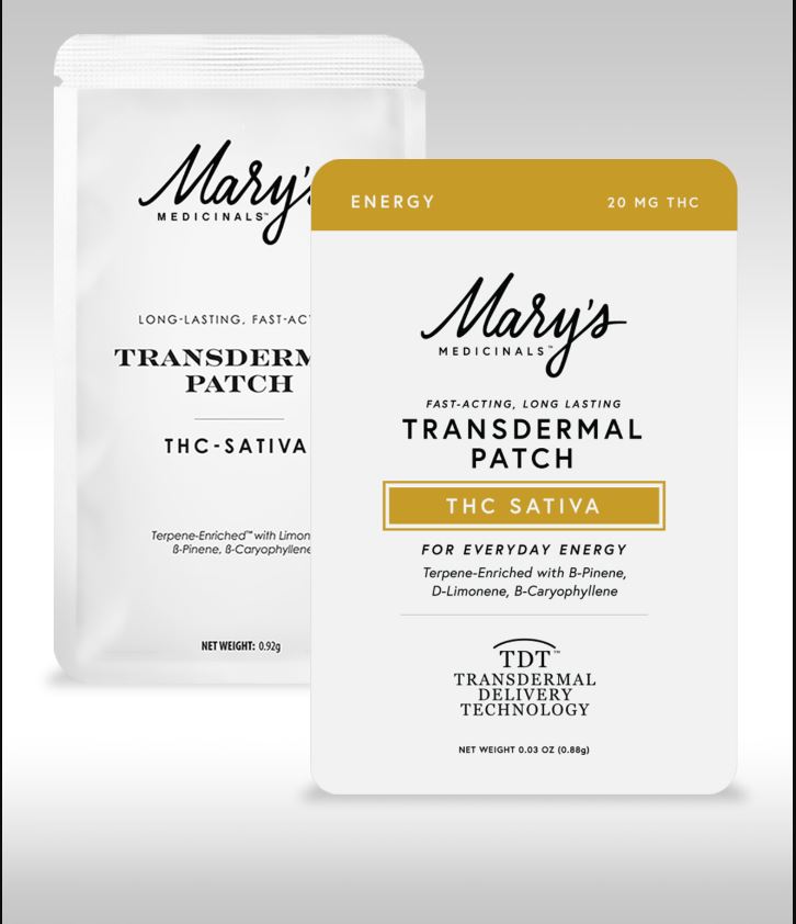 Photograph of product: Energy transdermal patch 10 pk by Mary's Medicinals