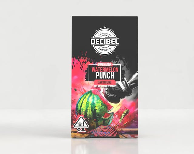 Photograph of product: Watermelon Punch | 1g Cured Resin Cartridge
