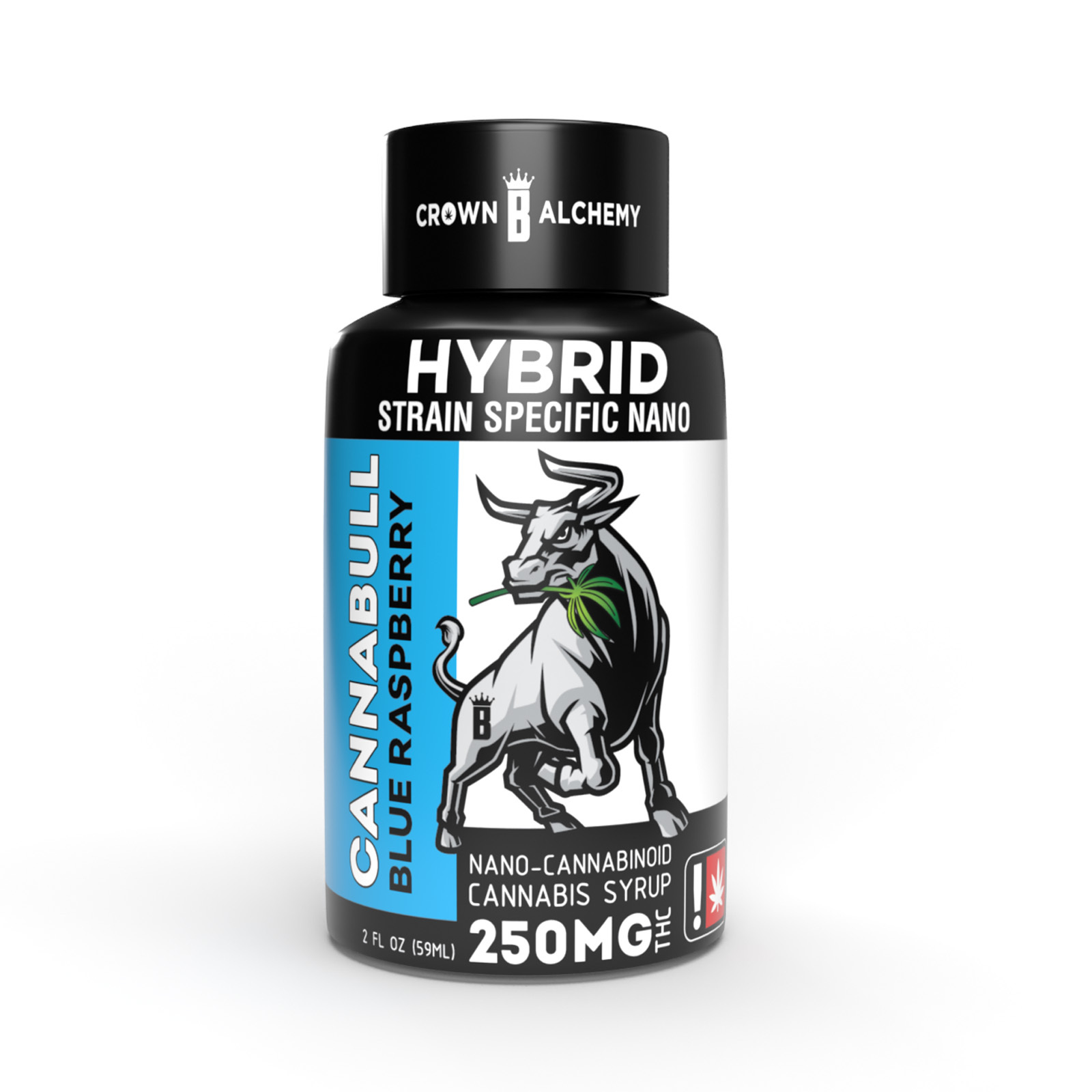 Photograph of product: Cannabull Nano Syrup | Blue Raspberry 250mg