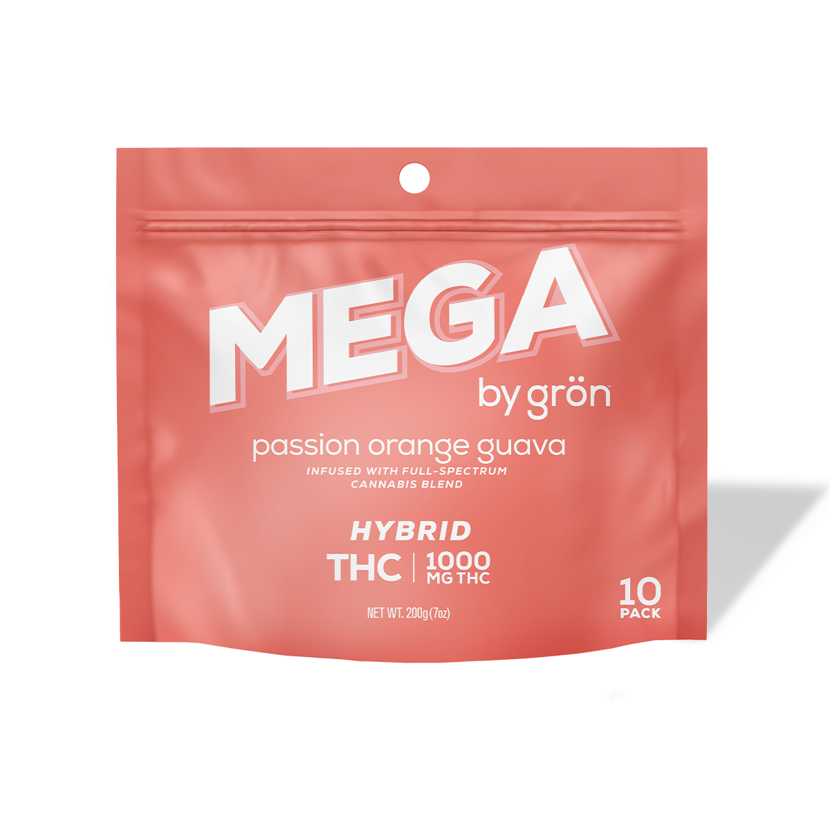Photograph of product: Gron: Gummies | Passion Orange Guava | Mega 10pk