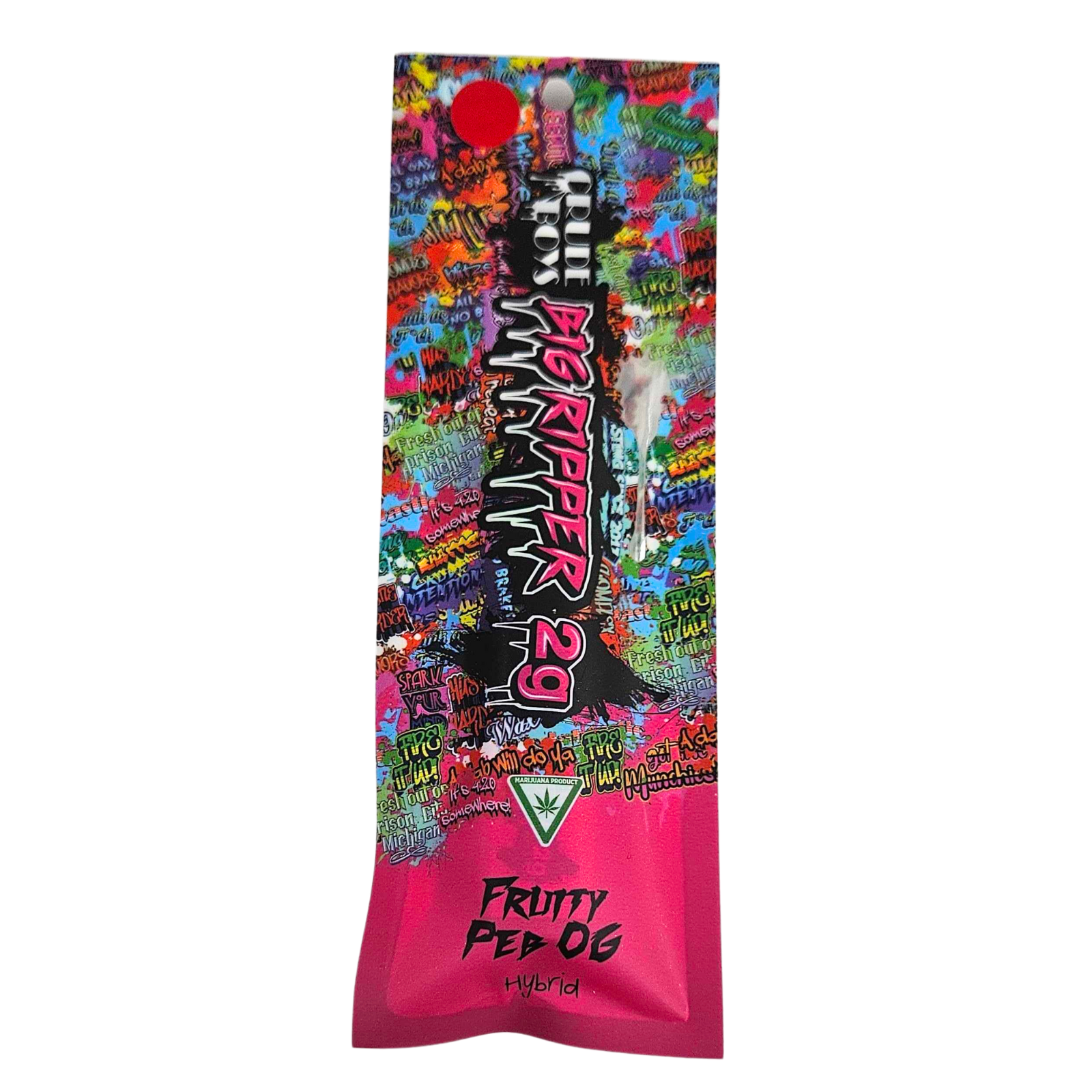 Photograph of product: CRUDE BOYS | Vape Cartridge | Disposable | Fruity Pebble OG