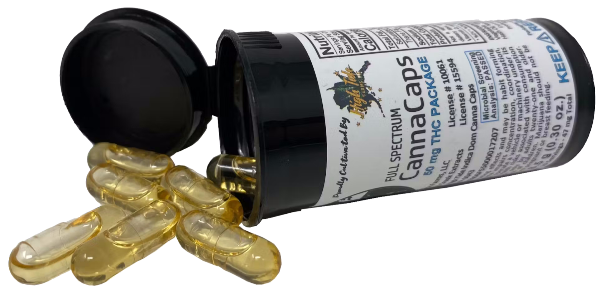 Photograph of product: Oui'd Cannacaps (100mg) Chimera by Cold Creek