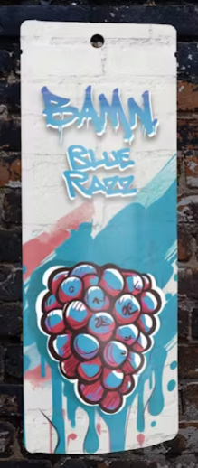 Photograph of product: Bamn - Blue Razz Disposable