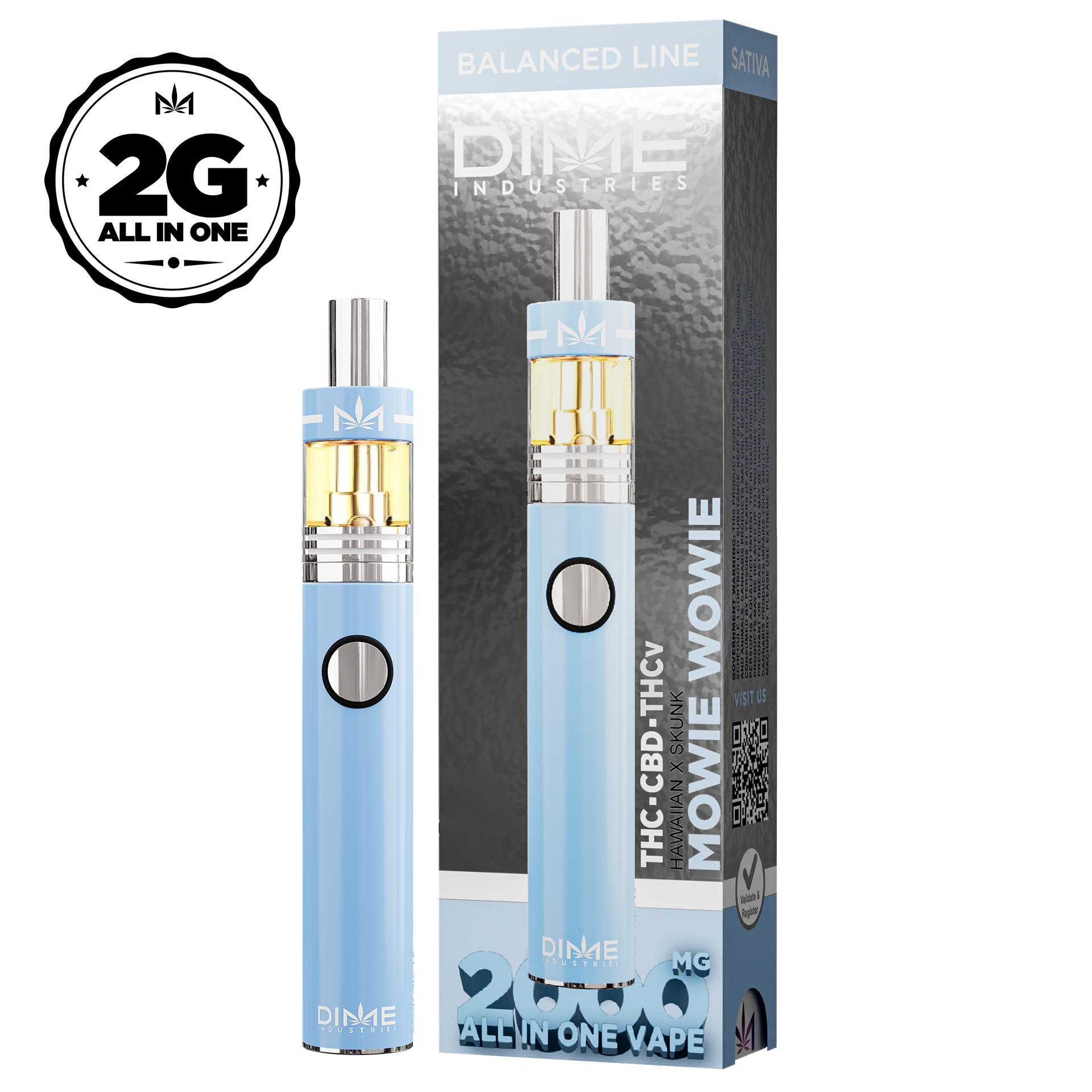 Photograph of product: Dime- Disposable Vape-Balanced Line-Mowie Wowie