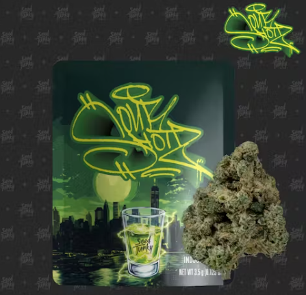 Photograph of product: Seed Junky Sour Shotz Oui'd - 3.5g
