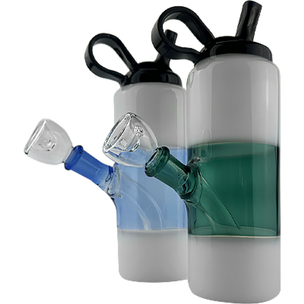 Photograph of product: 7' WATER BOTTLE BONG GLASS - WHITE