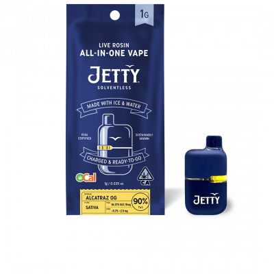 Photograph of product: Jetty - Live Rosin Disposable - Hana Solberry (S)