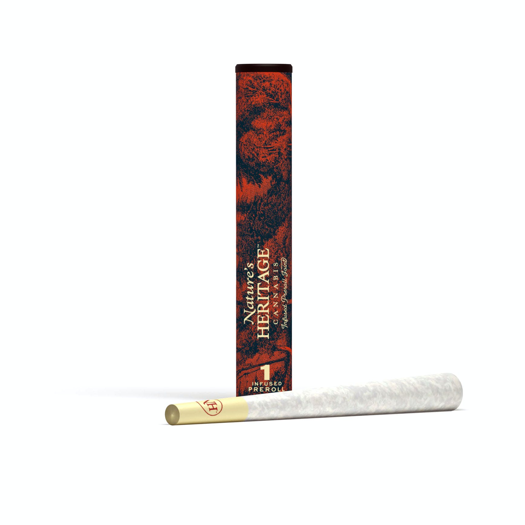 Photograph of product: Orange Biscuits Bubble au chocolat Infused Pre-Roll | 1g