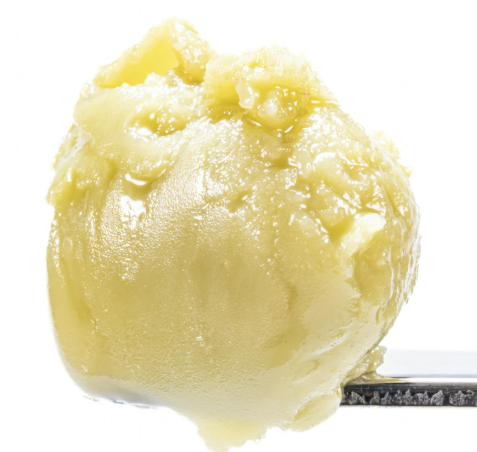 Photograph of product: West Coast Cure Mimosa x Banana OG Tier 2 Live Rosin Badder 1g