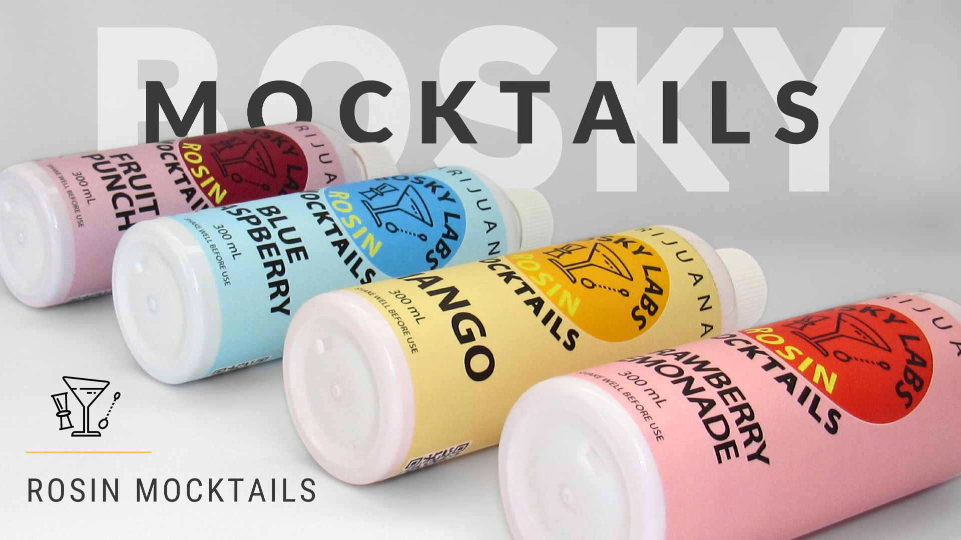 Photograph of product: Bosky Labs Mango Rosin Mocktail | 100mg