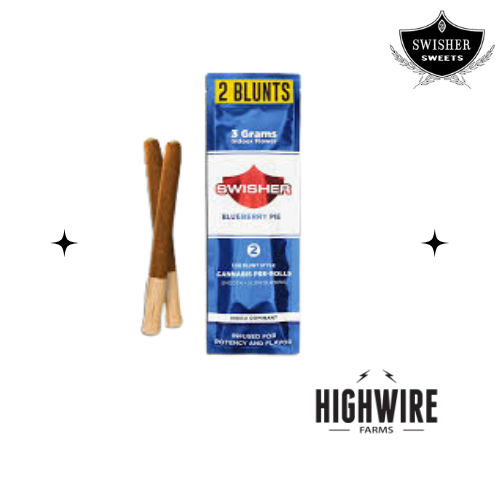 Photograph of product: Swisher Blueberry Pie Infused Preroll 1.5g