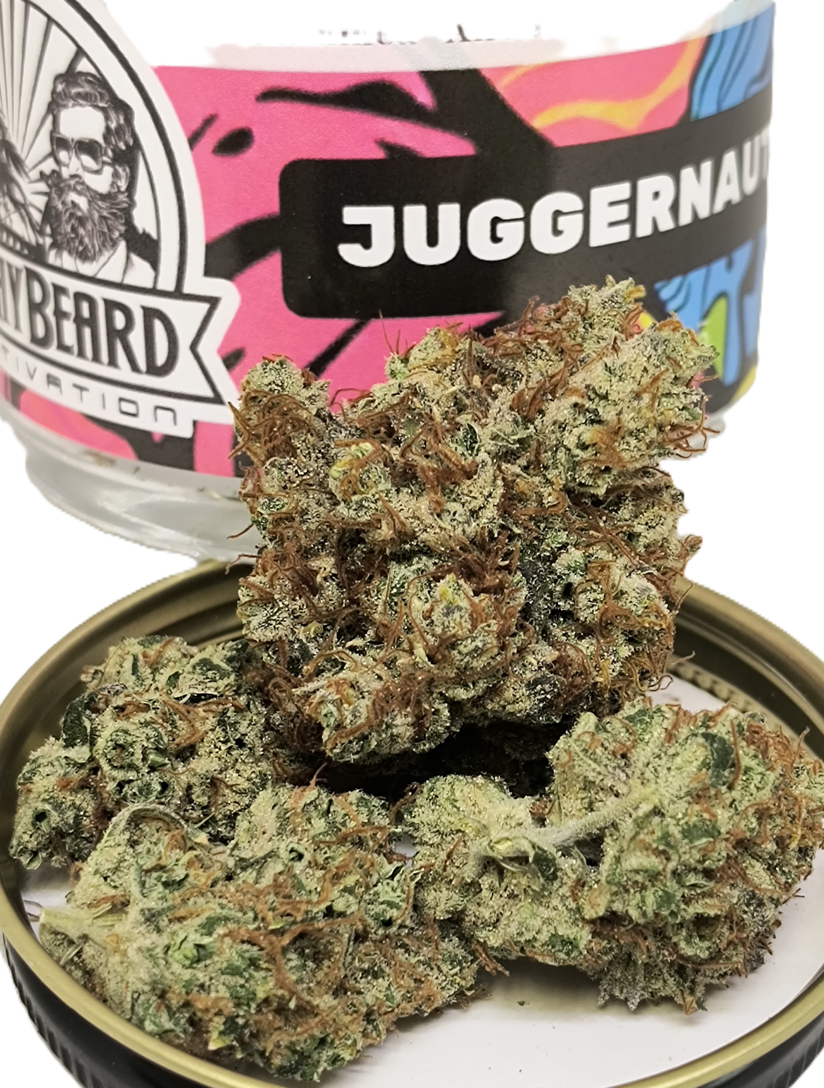 Photograph of product: Juggernaut Jar | Bushy Beard - 3.5g