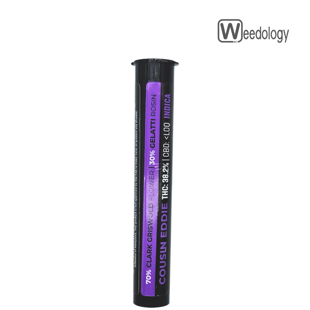 Photograph of product: Critical Hits 1g COUSIN EDDIE Infused Pre-Roll