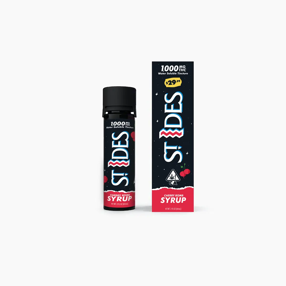 Photograph of product: St. Ides - Cherry Bomb Syrup 1000mg
