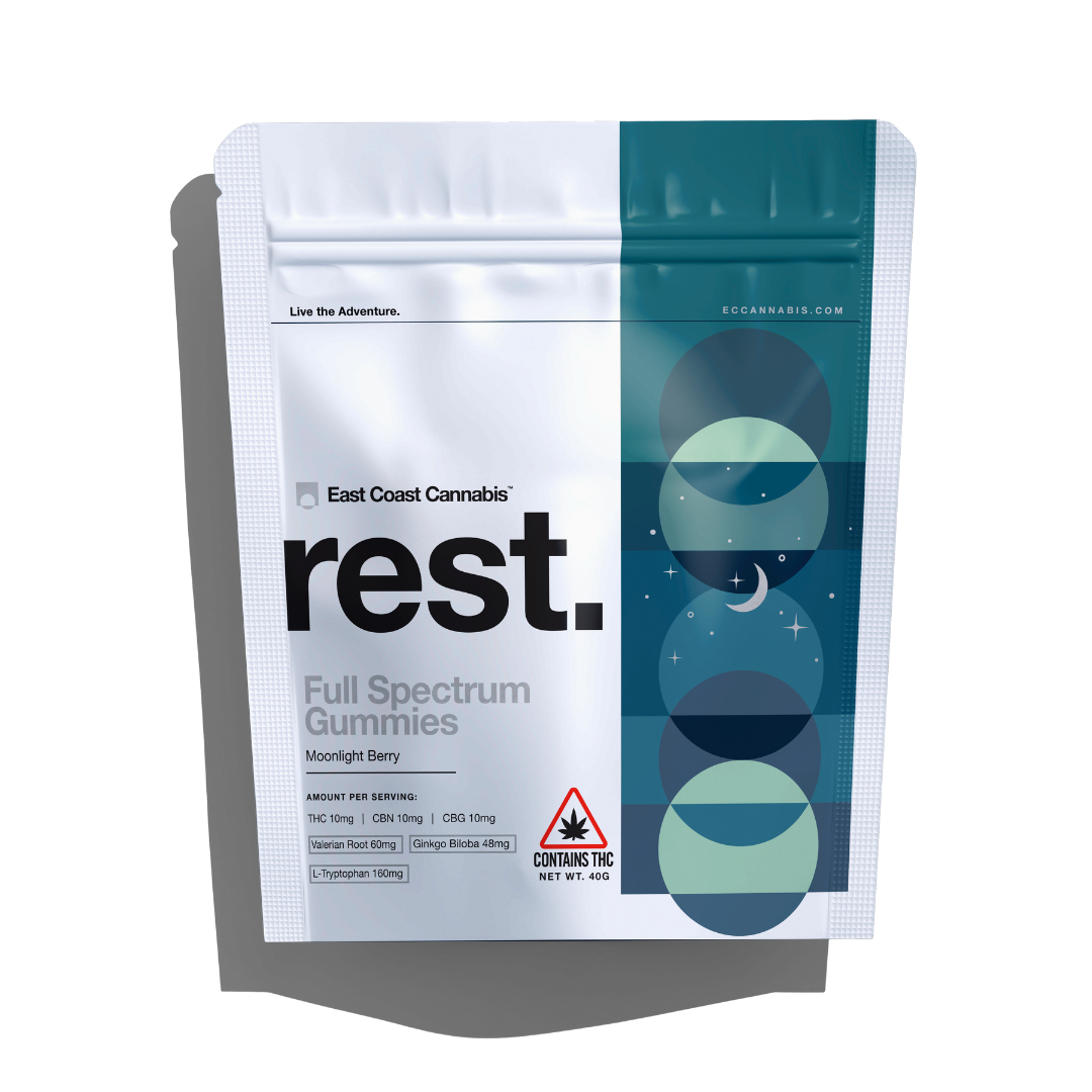 Photograph of Product: Rest Gummies - Moonlight Berry - 100mg/10pk